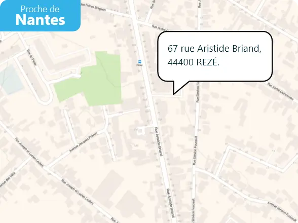 Éco Lavage Service Rezé se situe au 67 rue Aristide Brinad, 44400 Rezé