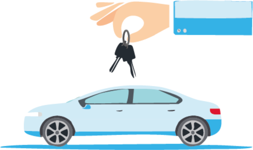 Prêt de voiture lors de nos intervention de nettoyage voiture intérieur et extérieur dans un de notre centre de lavage auto Rezé près de Nantes